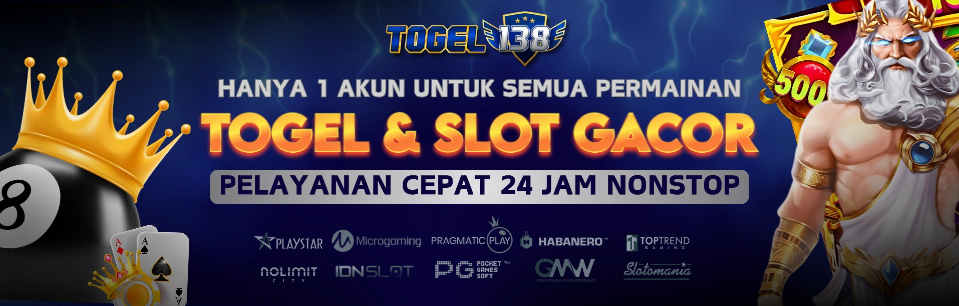 1 AKUN UNTUK SEMUA SLOT GACOR